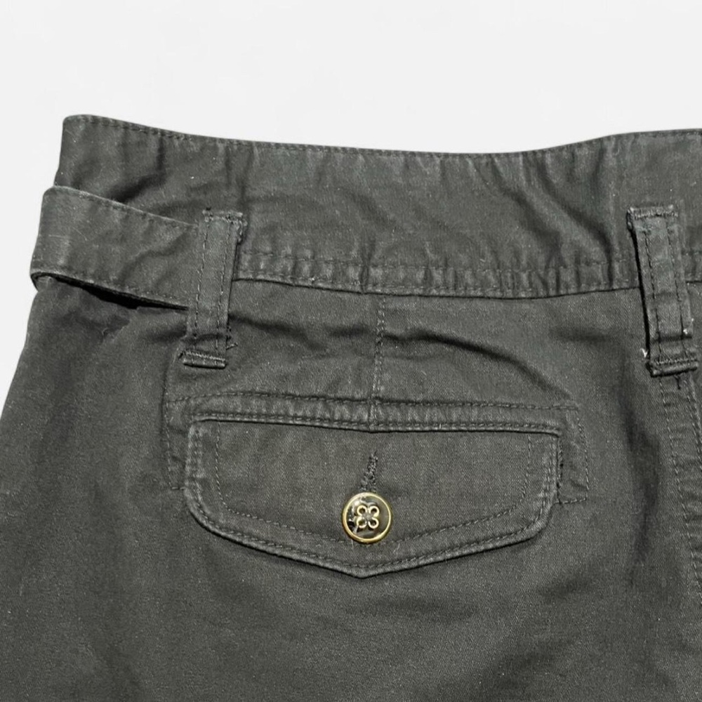 🎷 Banana Republic Shorts~Women’s Sz 2 Petite~Black~Cuffed Hem~Low-Mid Rise - Picture 5 of 10